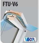 FAKRO FTW-V6 P2 (10)114X118 Dbl Vitr. Pivotante LAQUE BLANC PU